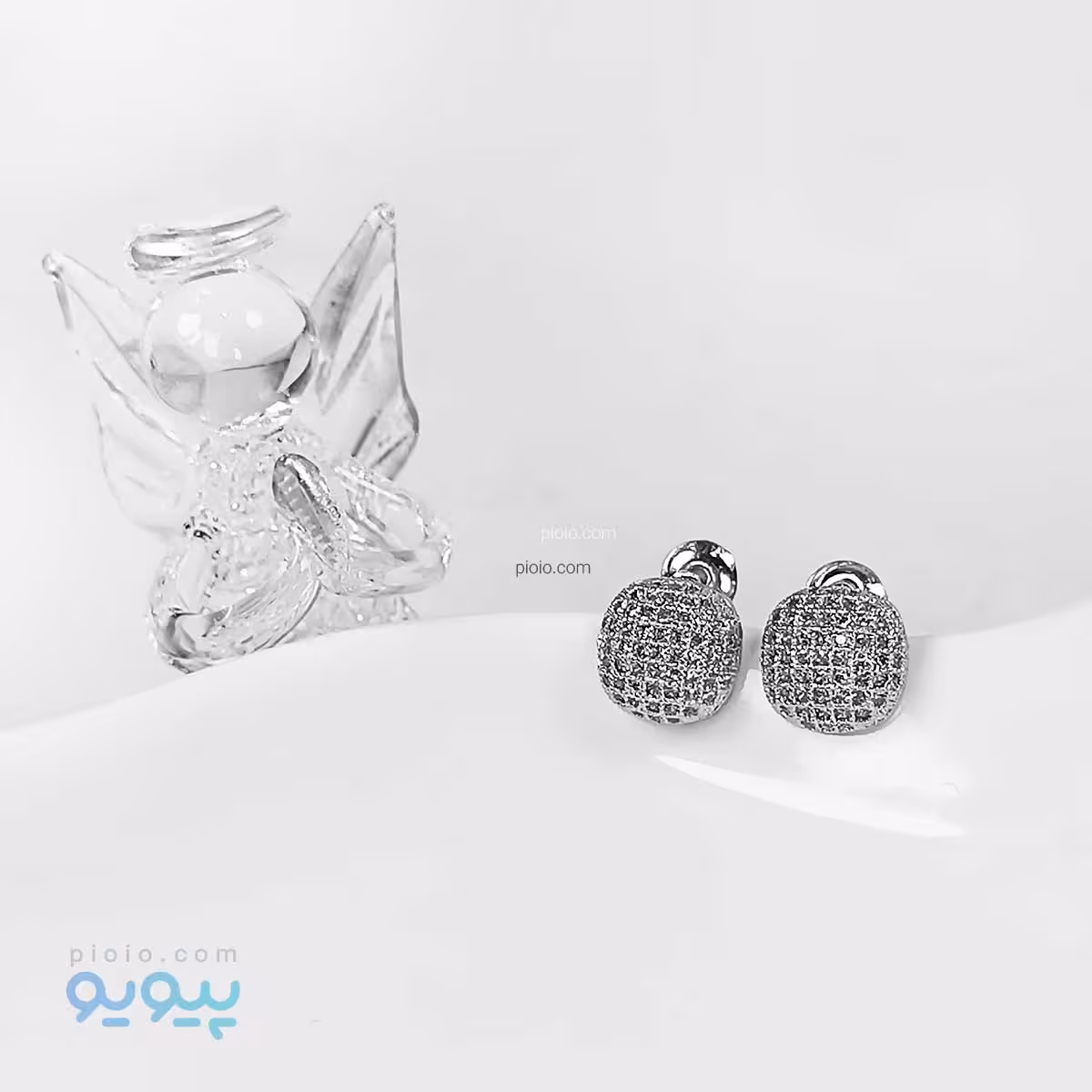 گوشواره میخی مربعی