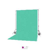 فون عکاسی مخمل سبز آبی روشن 2*3 کد 11