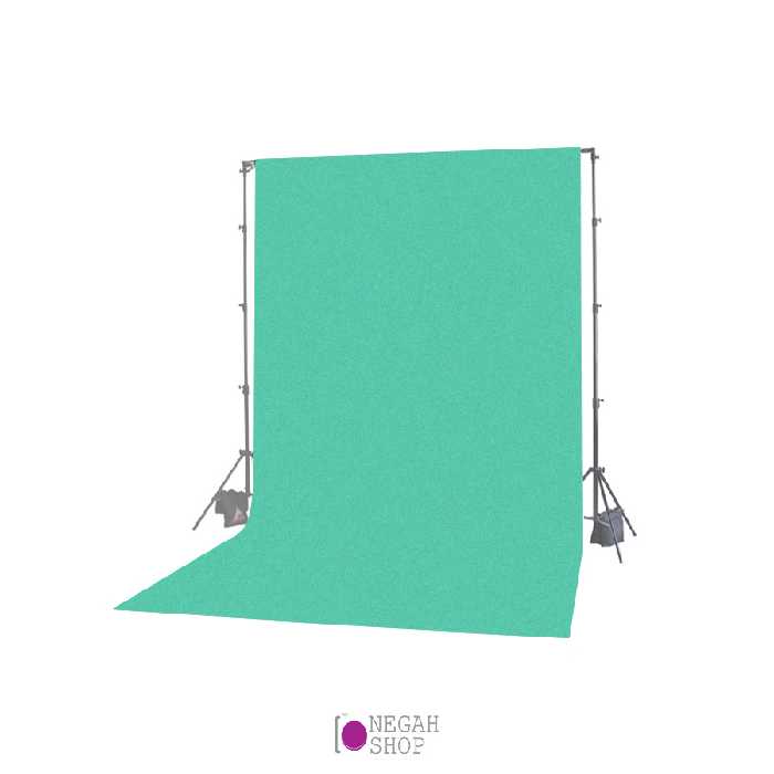 فون عکاسی مخمل سبز آبی روشن 2*3 کد 11