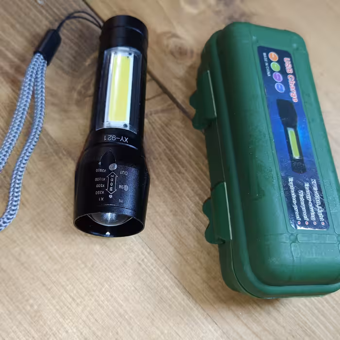 چراغ قوه آفرود کمپینگ کوهنوردی شارژی بند دار