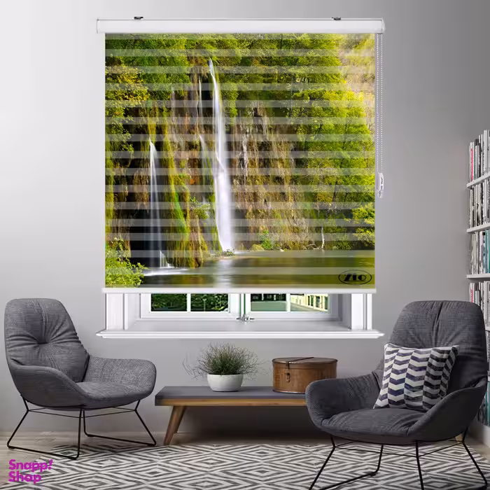 پرده زبرا زیو مدل L5031 سایز 150x200 سانتی متر