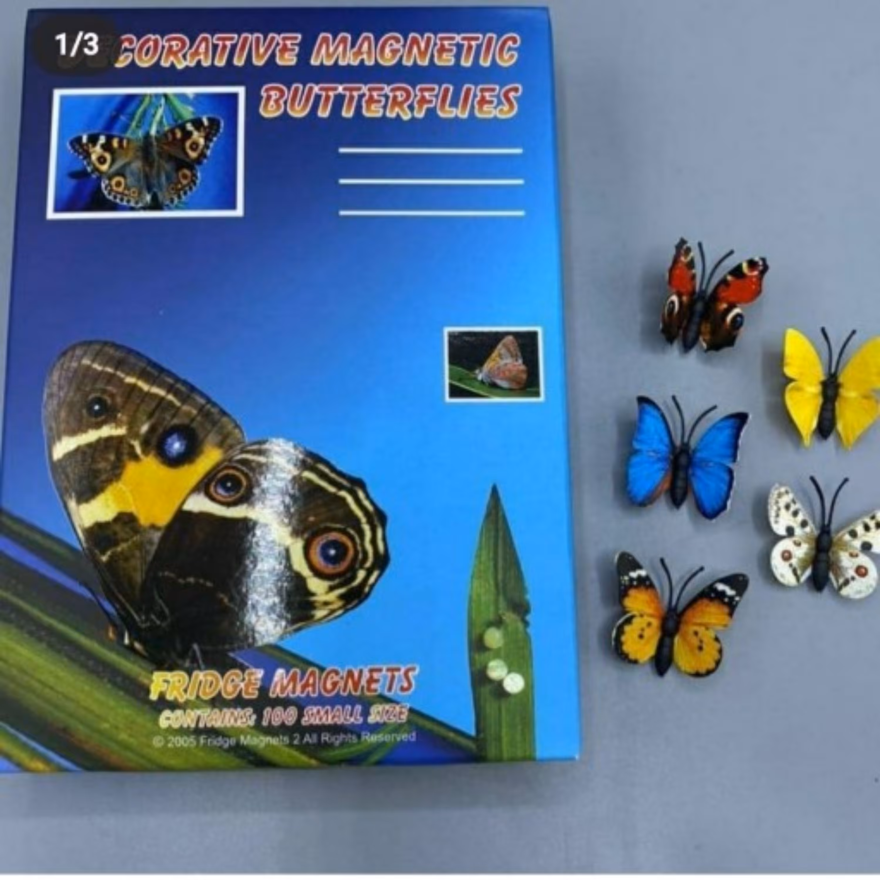 پروانه های تزیینی کیک بسته6 عددی