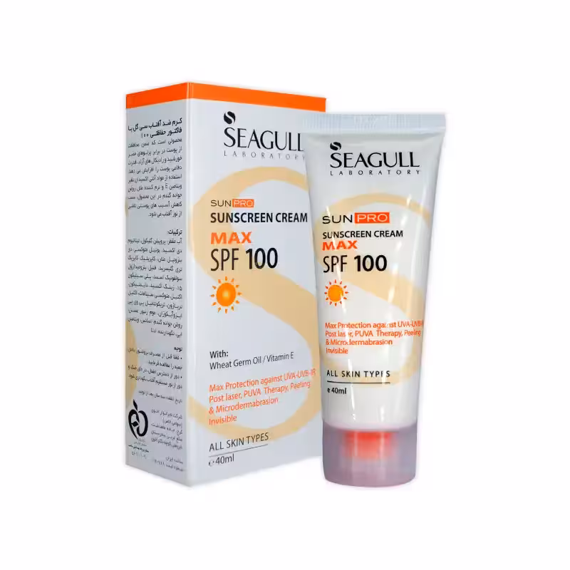 ضد آفتاب سی گل spf100
