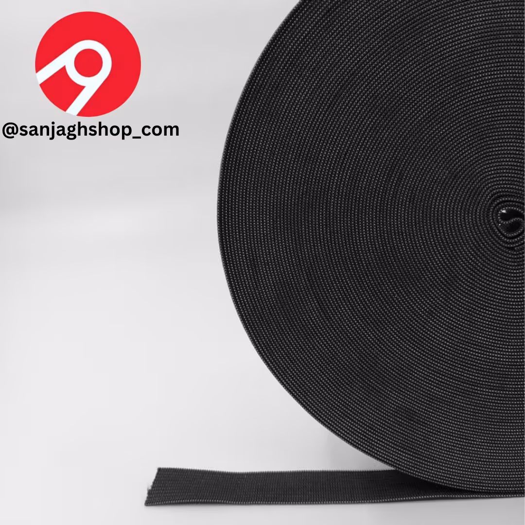 کش سه سانتی مشکی ( رول 30 متری ) کش درجه یک تبریز  