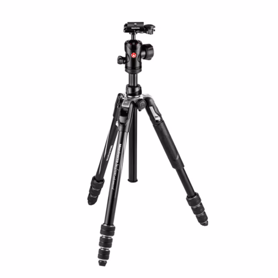 سه پایه عکاسی مانفرتو Manfrotto Befree Advanced Travel Aluminum Tripod with 494 Ball Head (Twist Locks, Black)