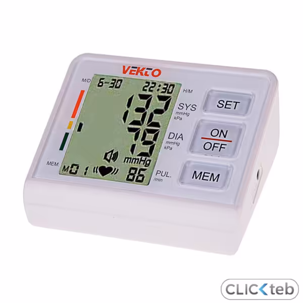 فشارسنج بازویی وکتو مدل VT-800B15 (سخنگو با آداپتور) (اوریجینال   گارانتی اصلی)