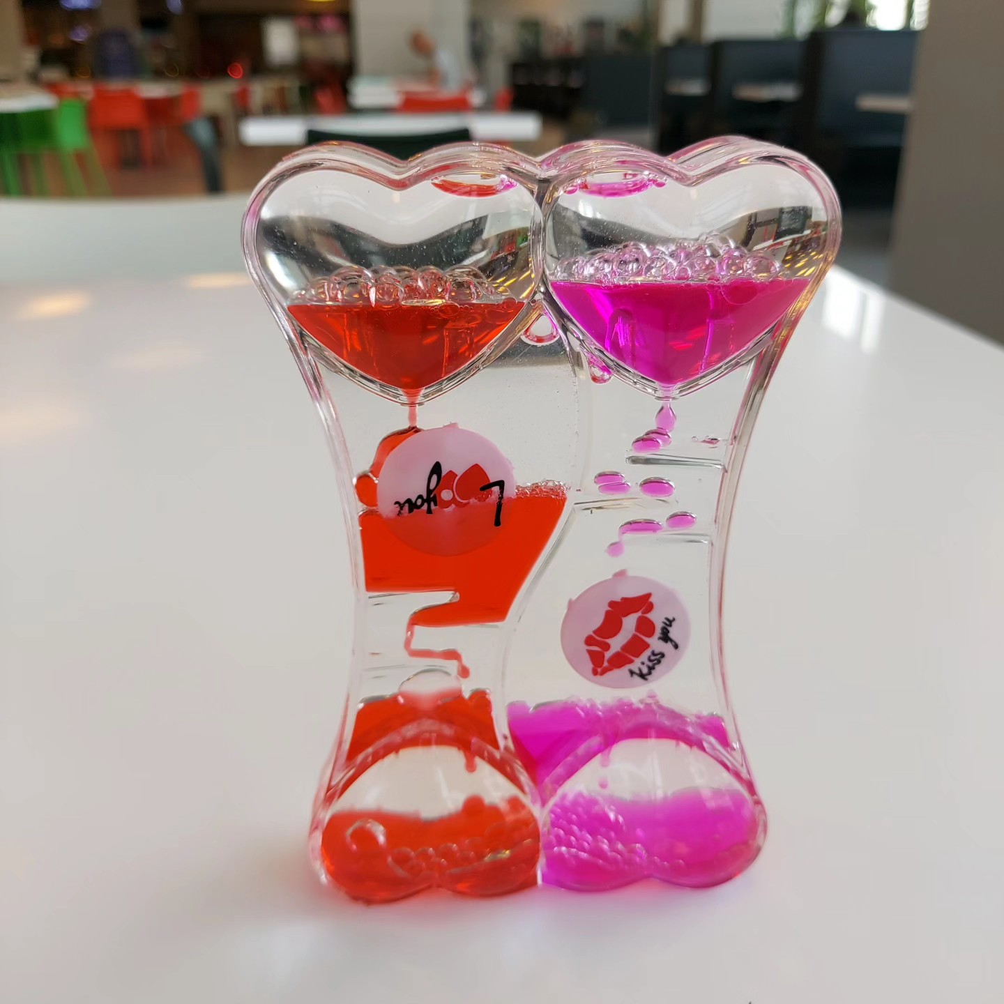 ساعت شنی ژله ای طرح قلب 