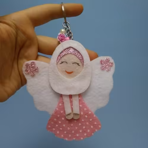 سر کلیدی فرشته محجبه