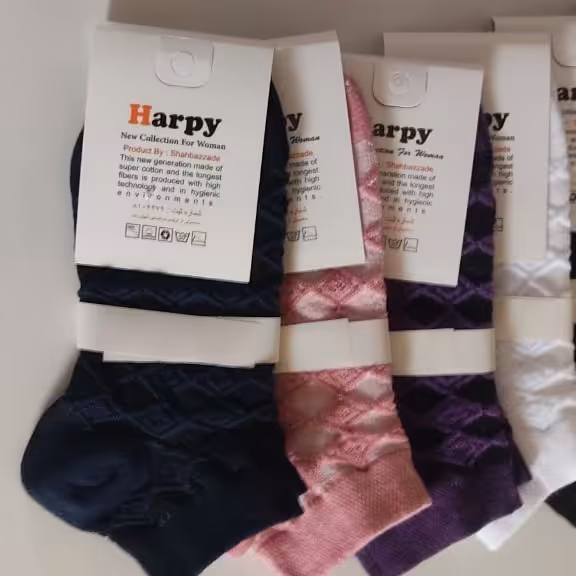 جوراب ساق کوتاه پک شش عددی