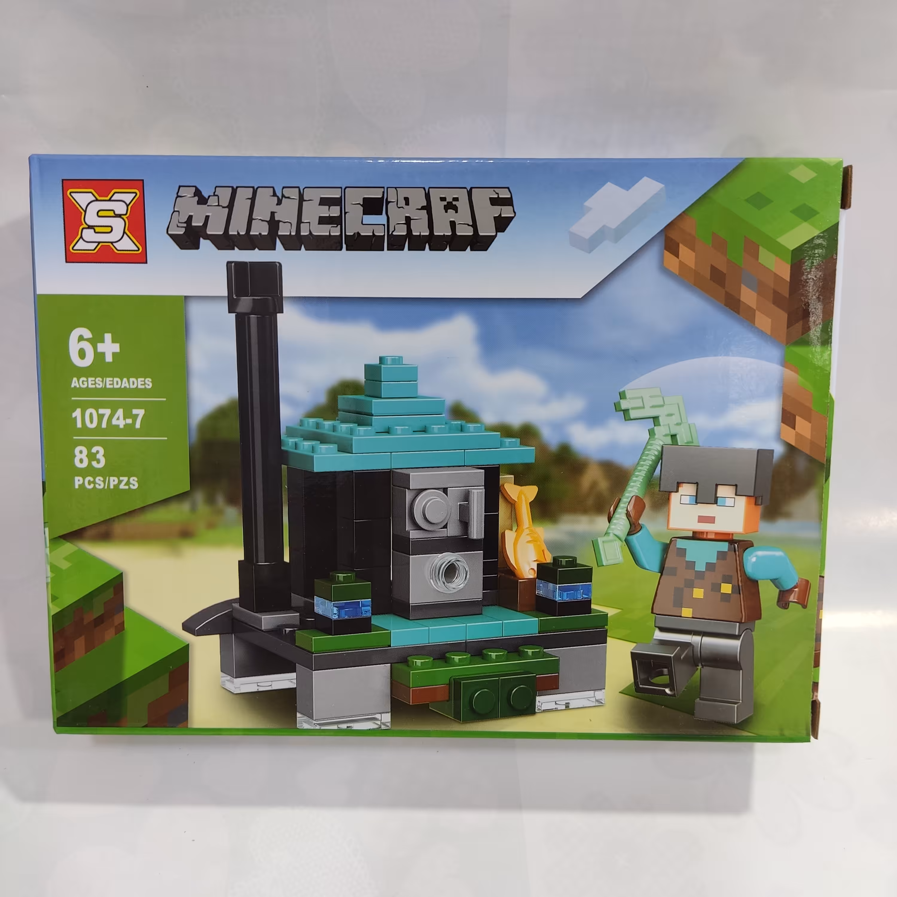 اسباب بازی لگو ماینکرافت 83 قطعه سری جدید کد 1074