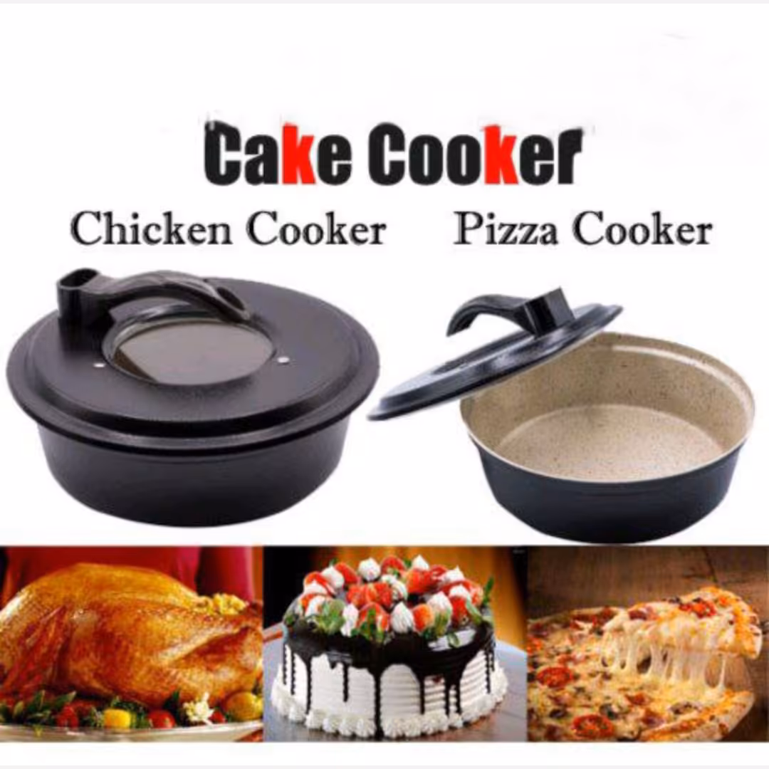 کیک پز و پیتزا پز و مرغ پز  چندکاره برقی کیک پز برقی مارک کموود
