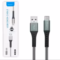 کابل شارژ اصلی و دیتا Type-C VERITY مدل CB3132 نقره ای