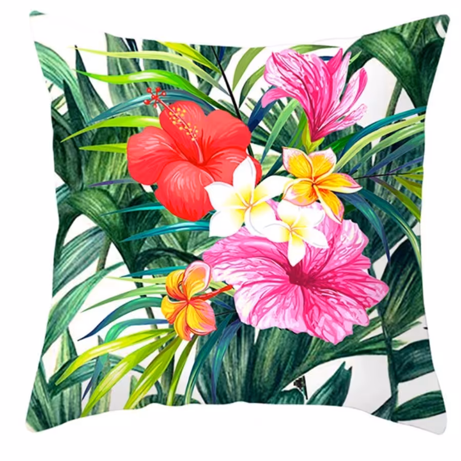 کاور کوسن چاپی  طرح   گل  کد 2213