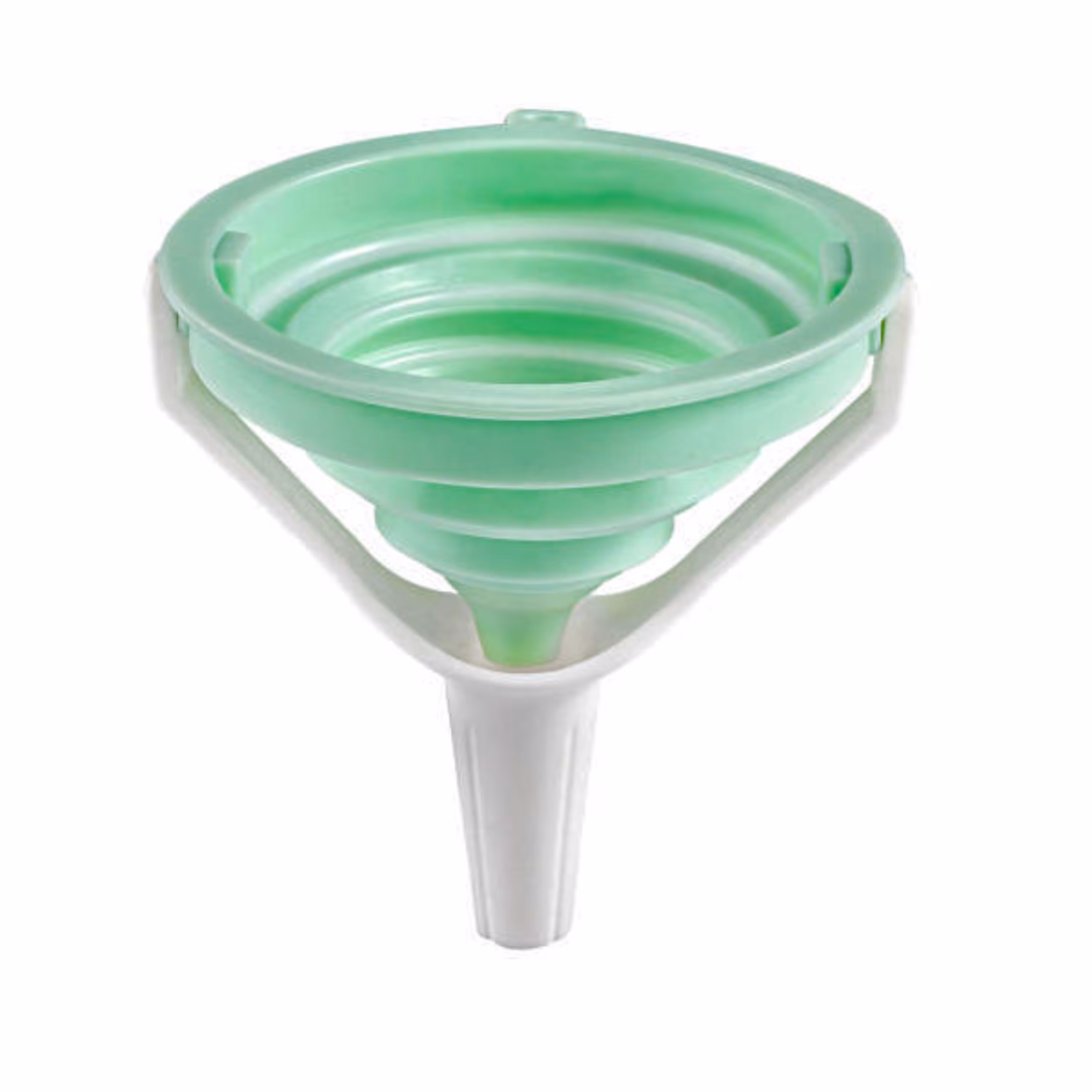 قیف سیلیکونی تاشو لالان رنگ سبز