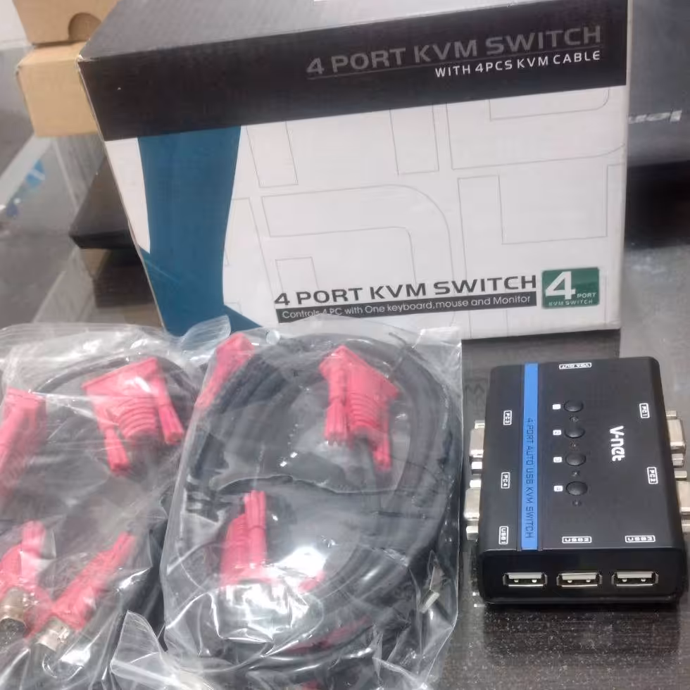 kvm switch 4port سوئیچ تصویر