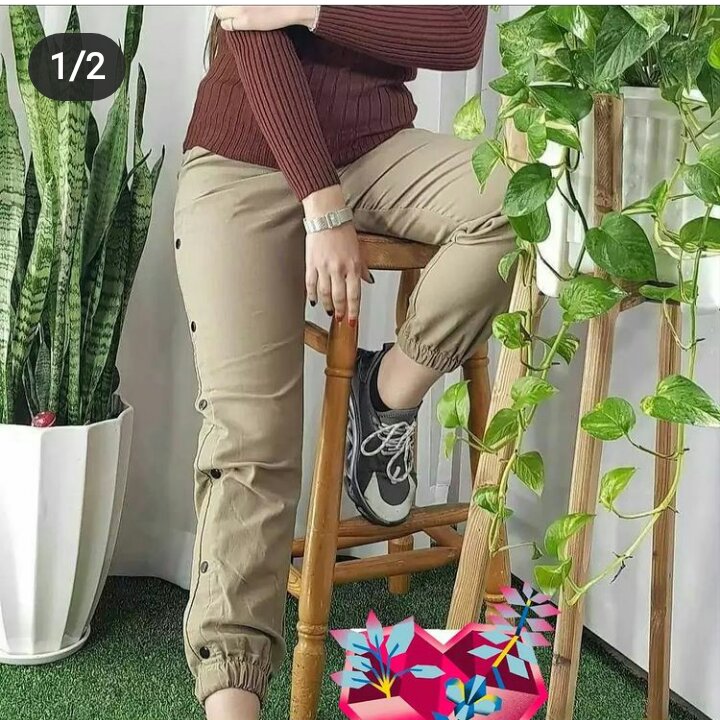 شلوار بغل دکمه جیبدار بنگال