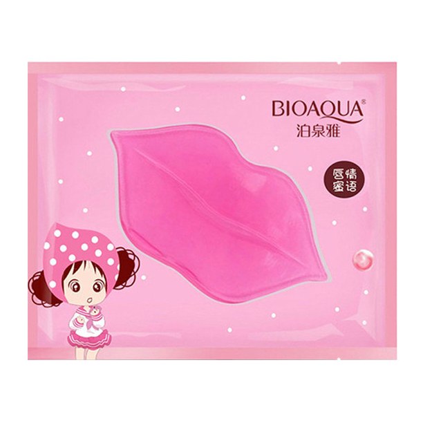 ماسک لب ورقه ای بیو اکوا BIOAQUA آبرسان لب ضد تیرگی و پوسته لب
