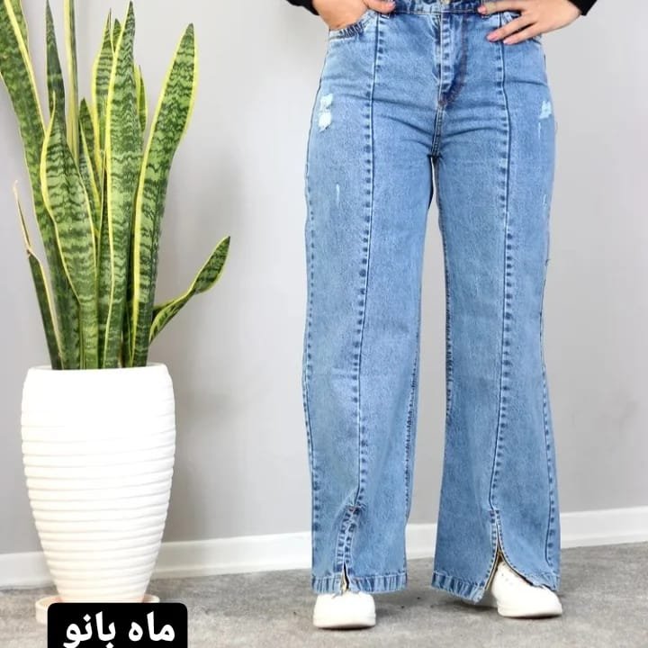 جین بگ چاکدارجنس عالیسایز 38 تا 48