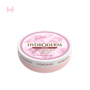 کرم مرطوب کننده کاسه ای دست و صورت satin هیدرودرم ۷۵ میلی لیتری