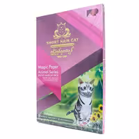 بازی ساختنی گربه مو کوتاه(کاغذ جادویی)