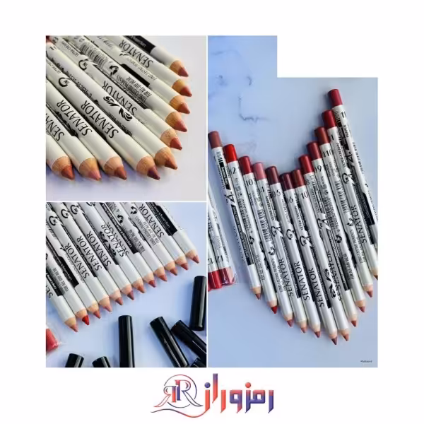 رژلب مدادی سایز بلند سناتور  SENATOR پک 12 عددی