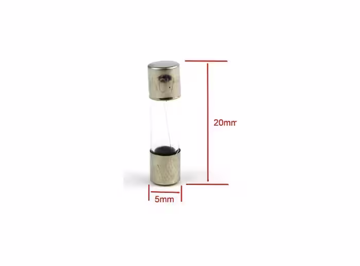 بسته 10 عددی فیوز شیشه ای 0.1A - 250V سایز 5X20 | amazonchi