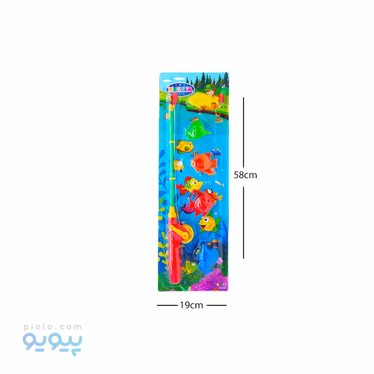 ست ماهیگیری 5 عددی آیتم 7839 تک و عمده