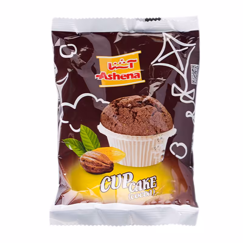 کاپ کیک کاکائویی آشنا - 70 گرم بسته 30 عددی