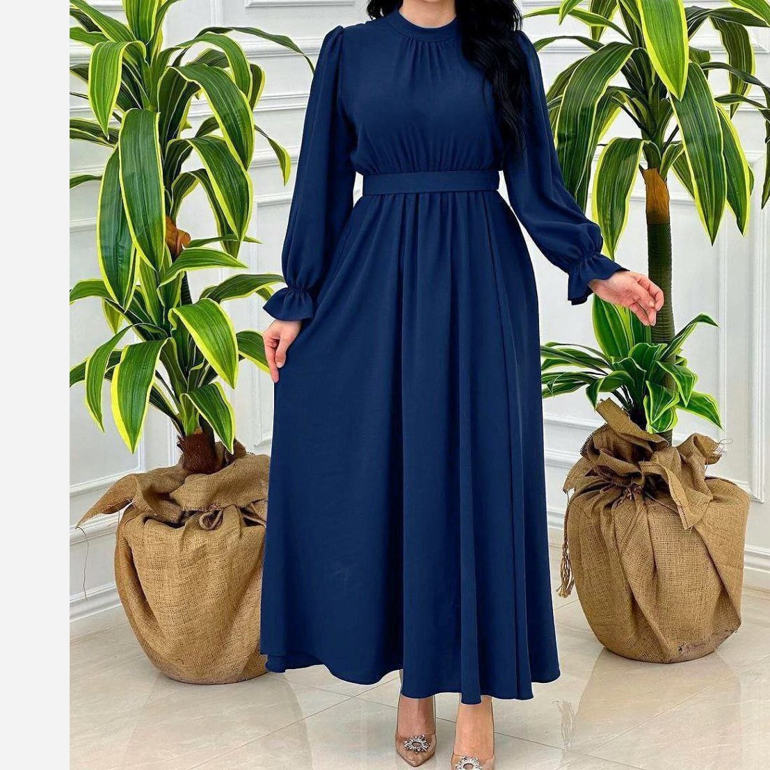 پیراهن ساحلی زنانه ابروبادی مدل فوژان سایز 38 تا 50