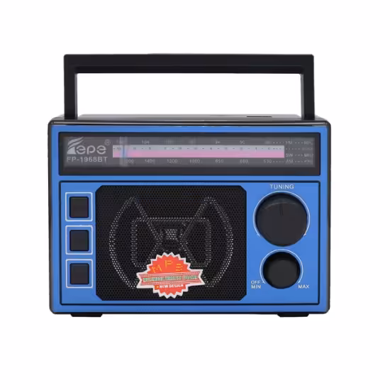 اسپیکر رادیو بلوتوثی قابل حمل مدل FP-1968BT