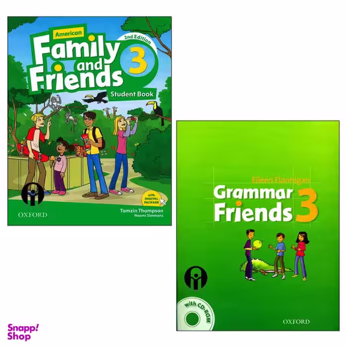 کتاب Family and Friends 3 اثر جمعی از نویسندگان انتشارات الوندپویان دو جلدی