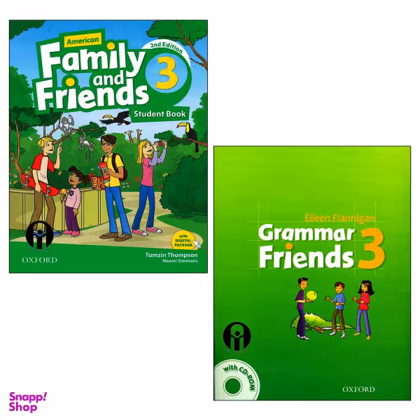 کتاب Family and Friends 3 اثر جمعی از نویسندگان انتشارات الوندپویان دو جلدی
