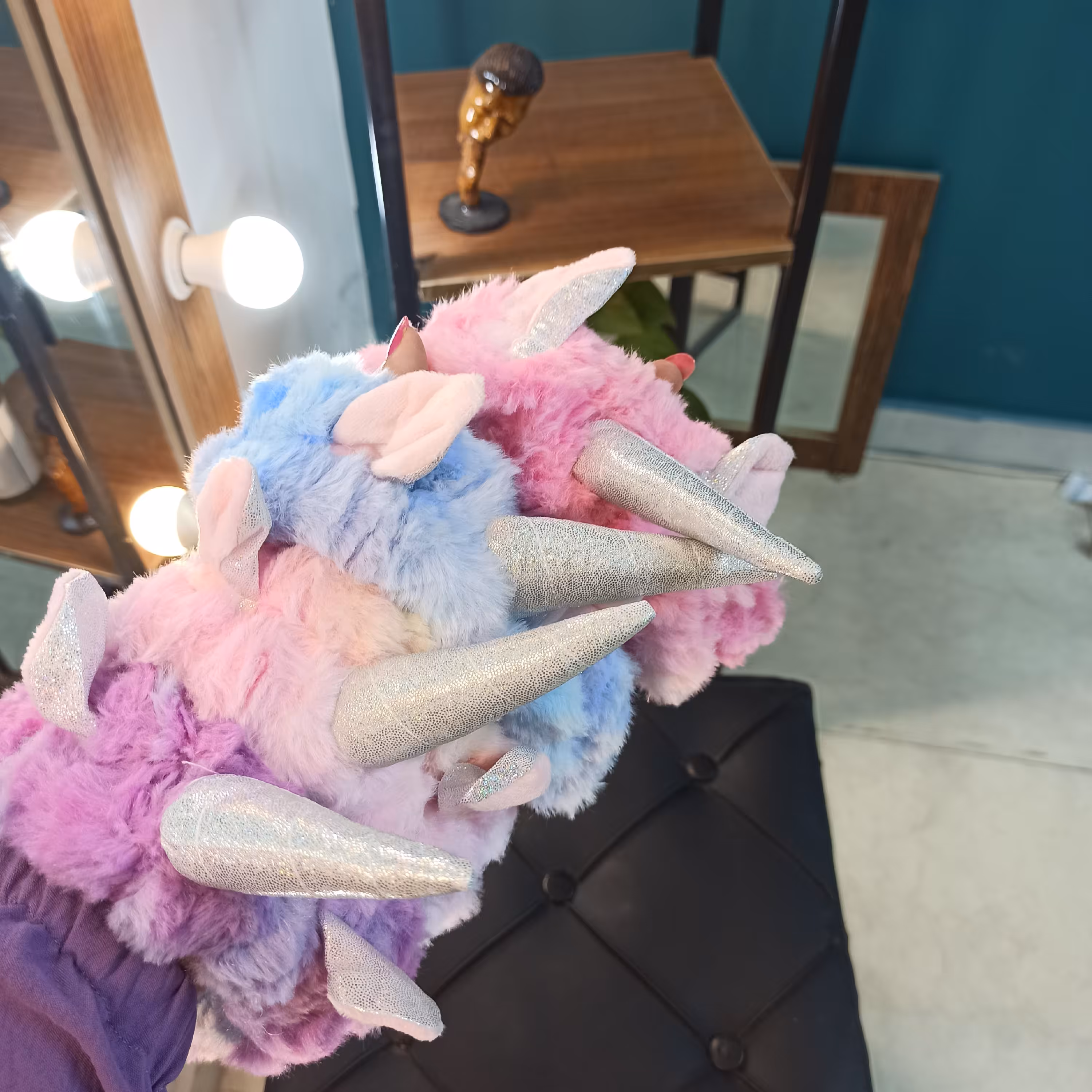 هدبند حوله ای آرایشی یونیکورن