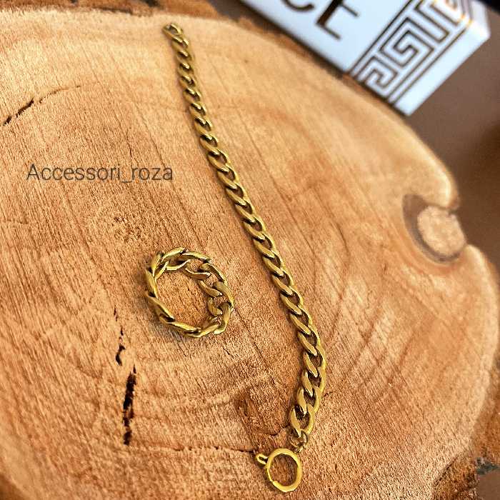 ست کارتیر دستبند و انگشر