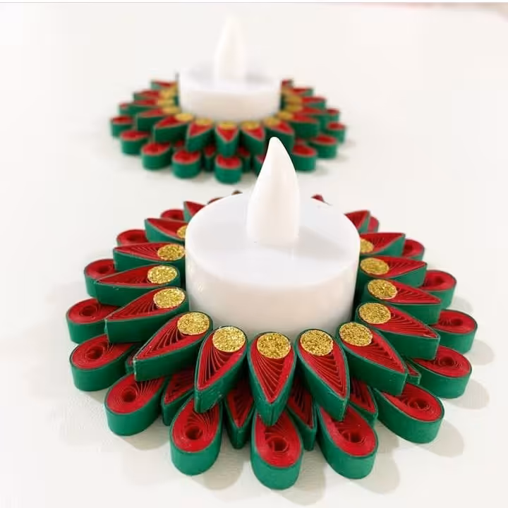 جا شمعی ملیله کاغذی