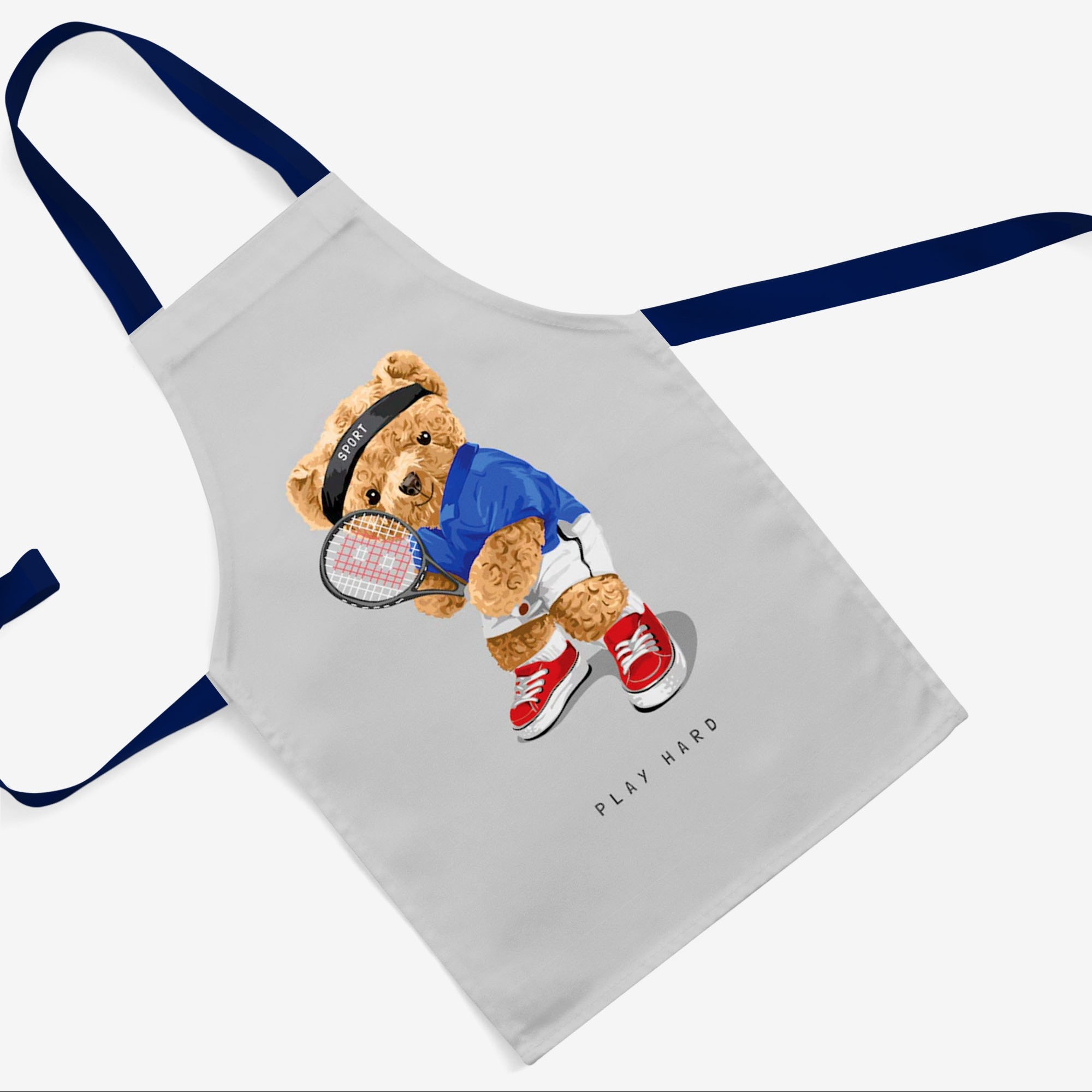 پیشبند تدی مخمل چاپ دیجیتال قابل شستشو و رنگ ثابت دارای آستر ضدآب کد27