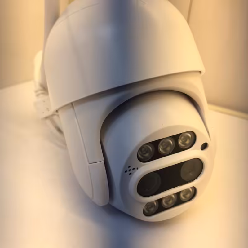 دوربین مینی اسپید دام زوم دار 10x کیفیت 4k دارای دزدگیر و آژیر