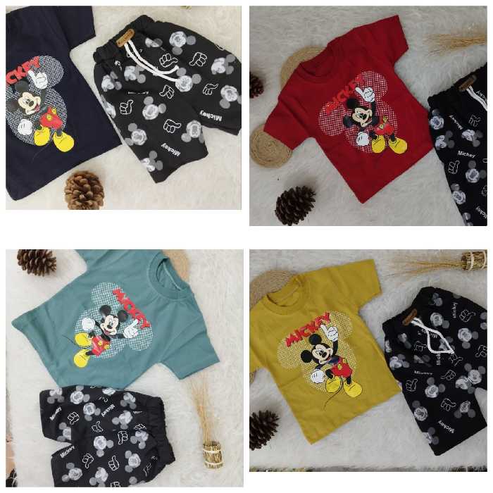 بلوز وشلوارک میکی موس اسپرت هم پسرانه وهم دخترانه