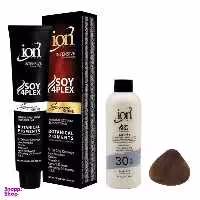 رنگ مو آیون (Ion) شماره 5.7 حجم 120 میلی‌لیتر رنگ قهوه ای شکلاتی روشن + اکسیدان نه درصدی حجم 180 میلی‌لیتر