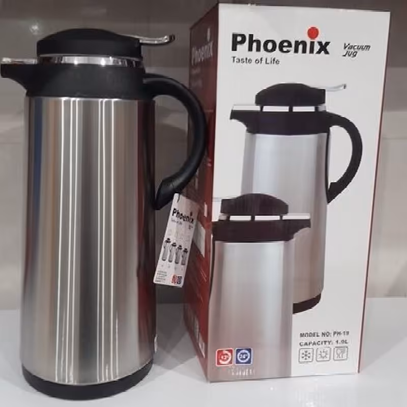 فلاسک 1.9 لیتری فونیکس استیل داخل شیشه