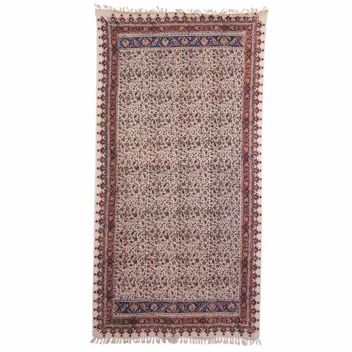 رومیزی قلمکار سنتی اصفهان سایز 200 در 100 سانتی متر