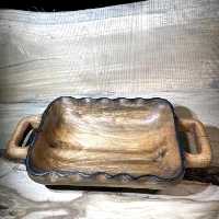 ظرف پذیرایی میوه خوری چوبی