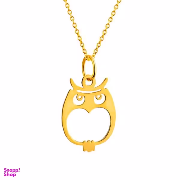 گردنبند طلا 18 عیار زنانه سانا گالری مدل جغد کد D9256