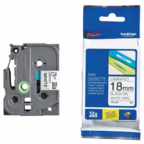 برچسب لیبل پرینتر برادر مدل TZe-241