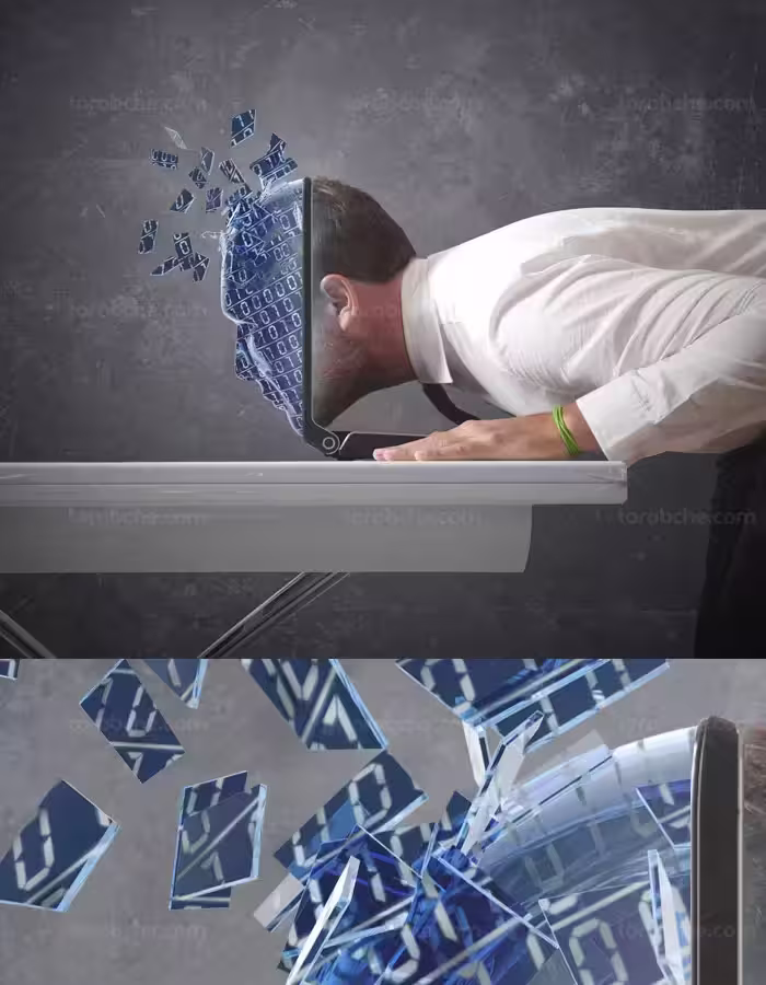 عکس با کیفیت کسب و کار مفهومی دنیای دیجیتال - گرافیک با طعم تربچه