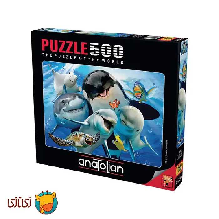 پازل 500 تکه آناتولین مدل Selfie in the Deep کد 3585