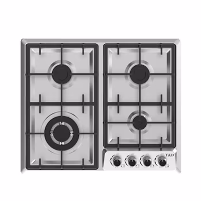 گاز رومیزی تی اند دی مدل TD164E(بیست و چهار ماه گارانتی)