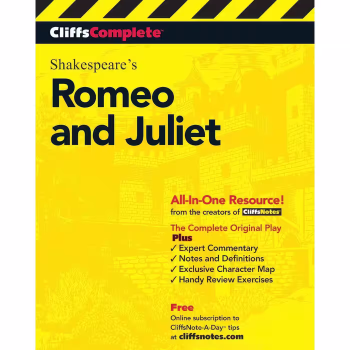 کتاب زبان اصلی CliffsComplete Shakespeares Romeo and Juliet انتشارات تازهها