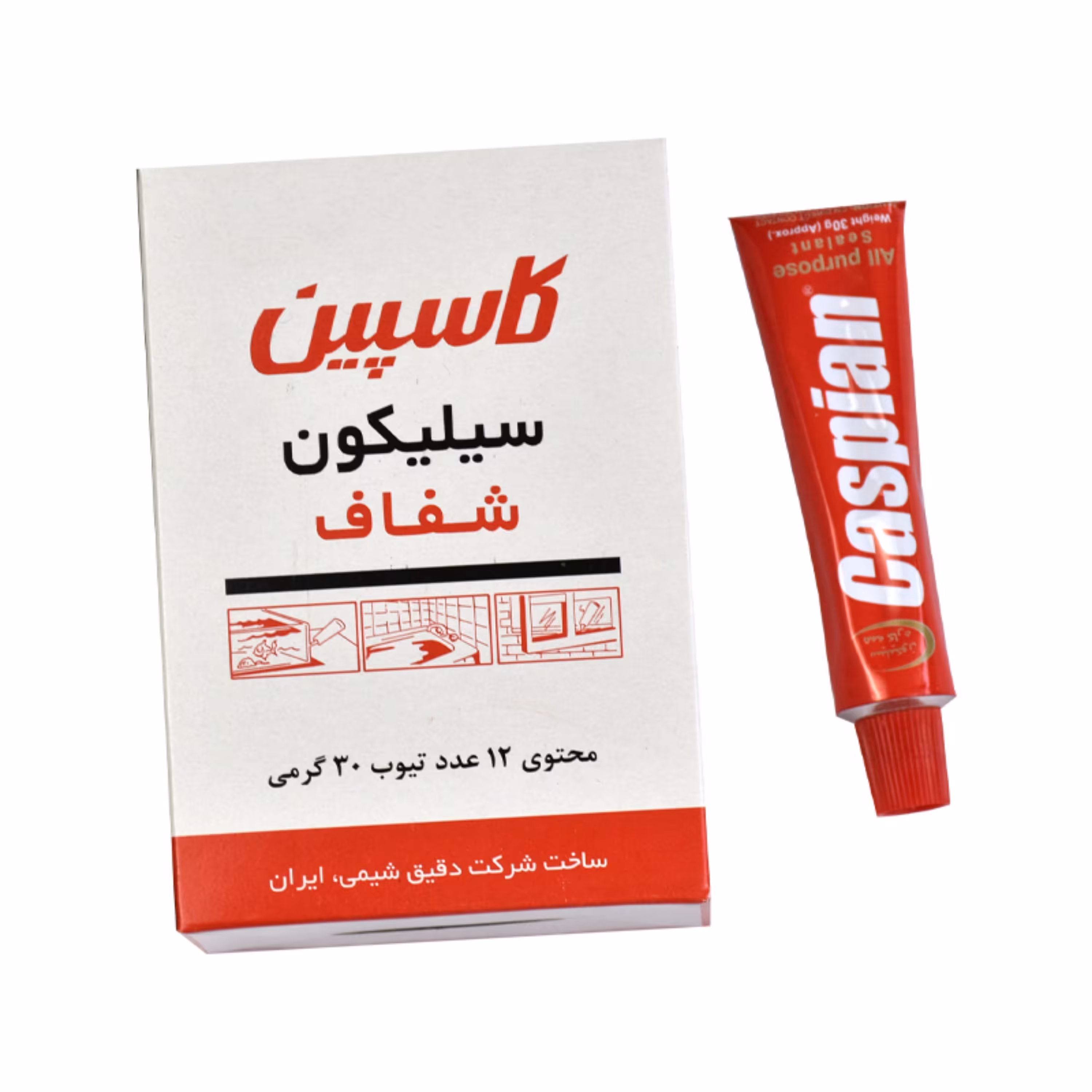 چسب آکواریومی کاسپین