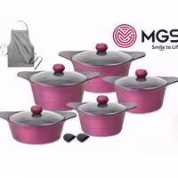 سرویس قابلمه 13 پارچه گرانیت MGS کره ای C زرشکی